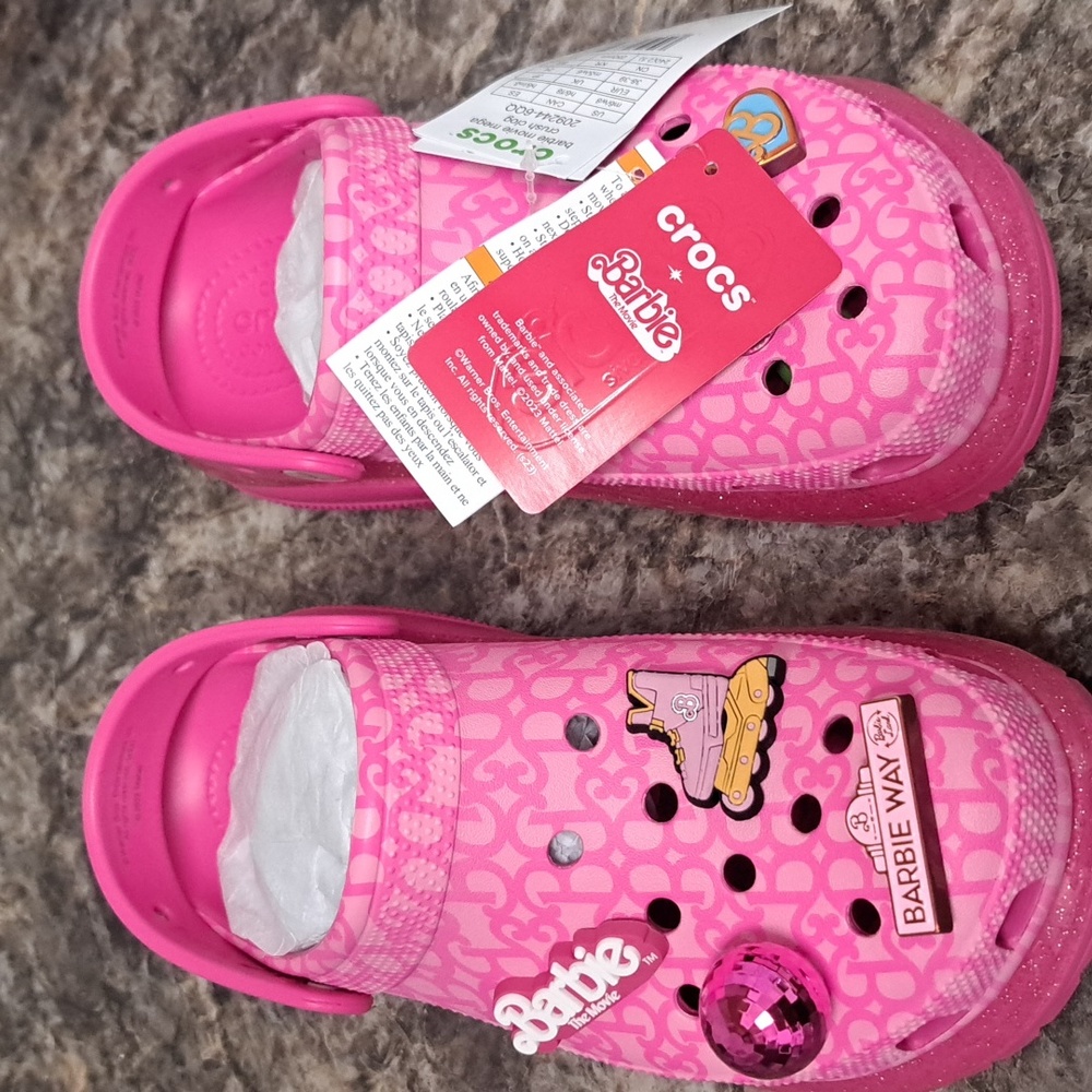 Crocs x Barbie The Movie Meca Crush Clog. NWT. W 8 M6
